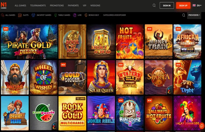 N1 Casino VIP program